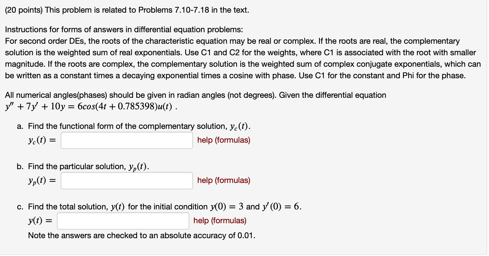Please answer questions clearly (20 points) This