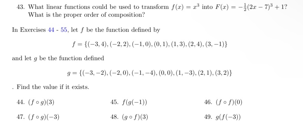 Answer number 44 and 48 only please! 43. What