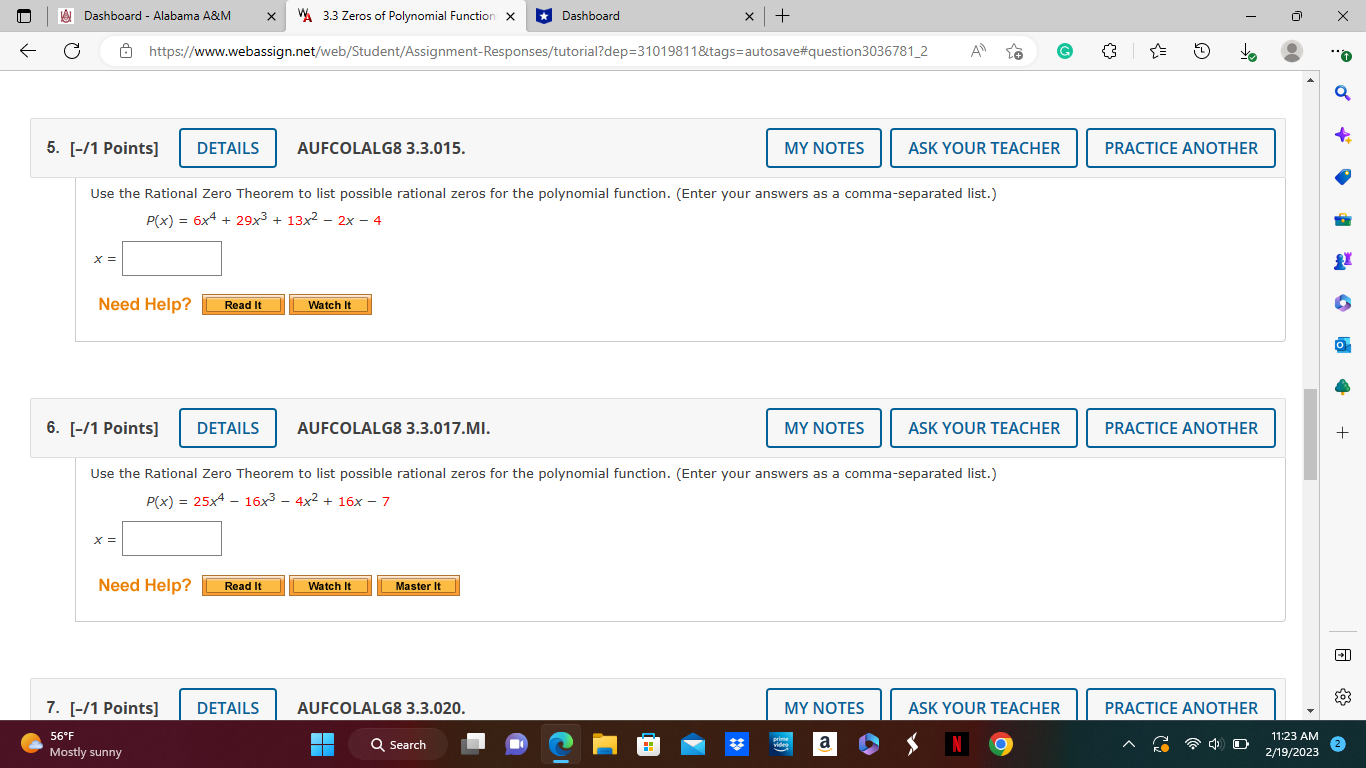 Dashboard - Alabama A&M X VA 3.3 Zeros of