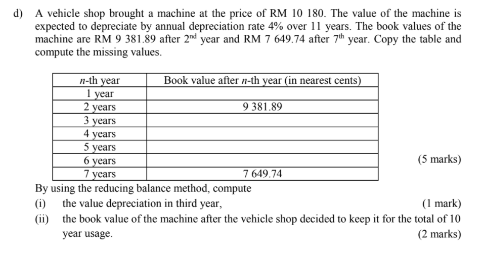 Question 3 a) b) A gardener has a task of cutting