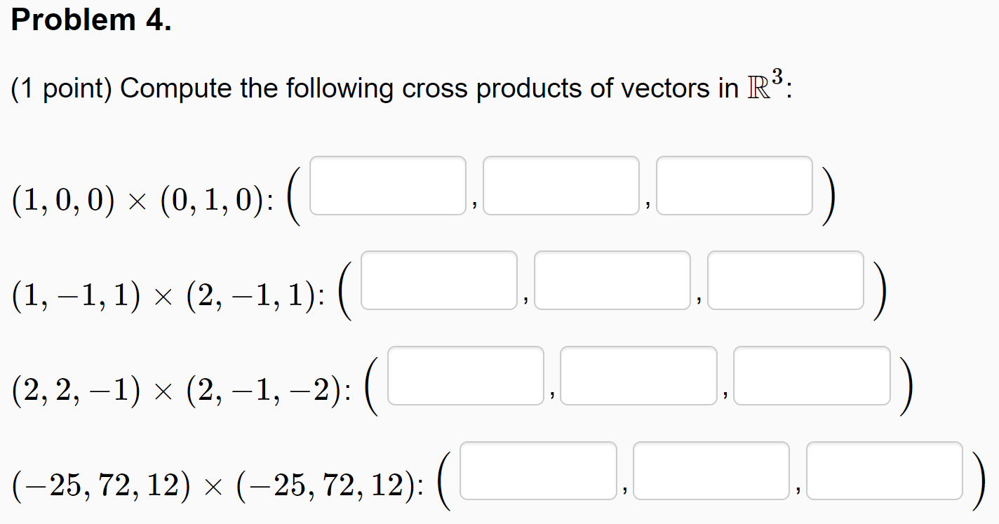 \f(1 point) Find the distance between the skew