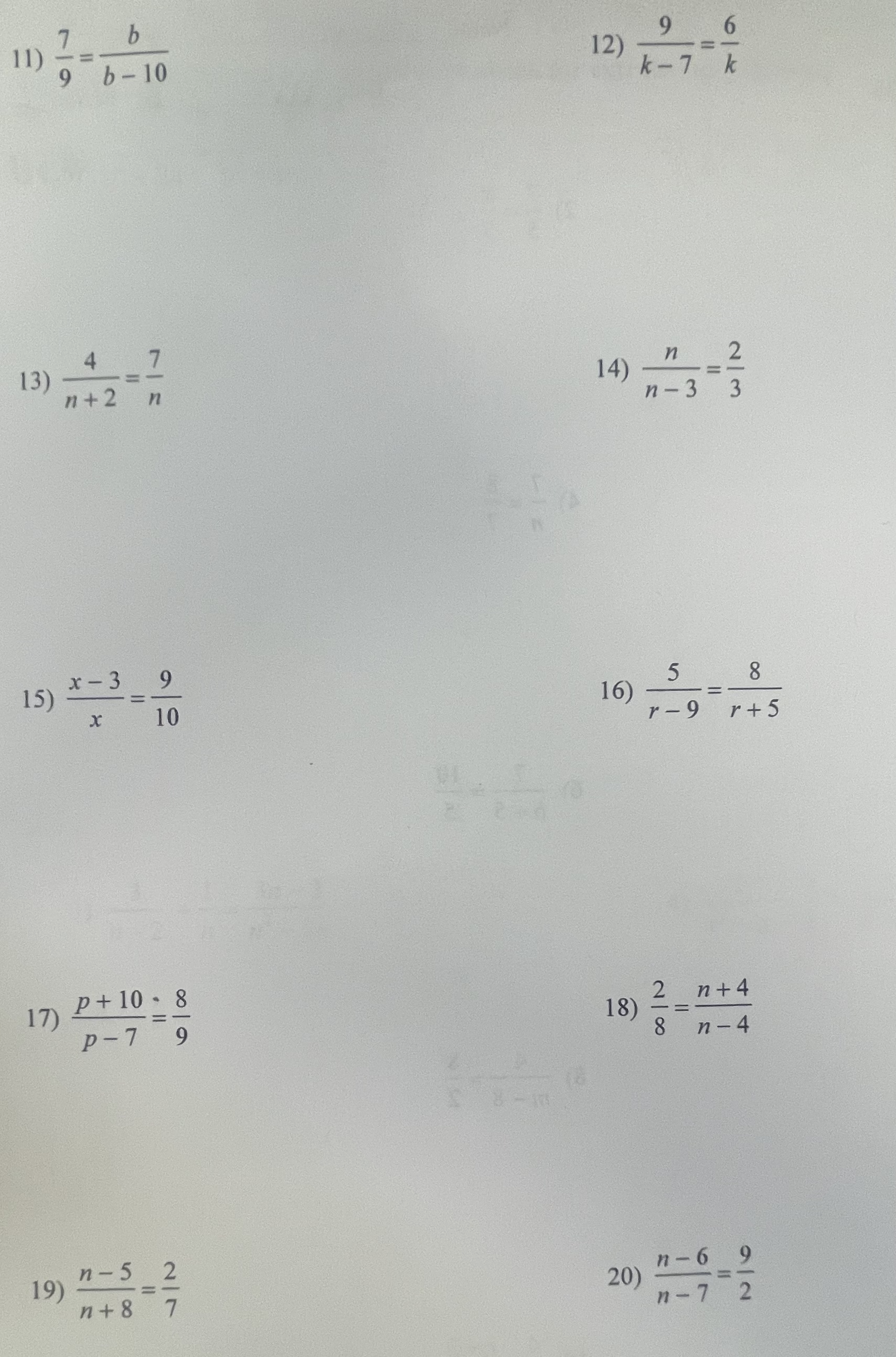 \fName: Date: Per: Unit 4 Study Guide Rational
