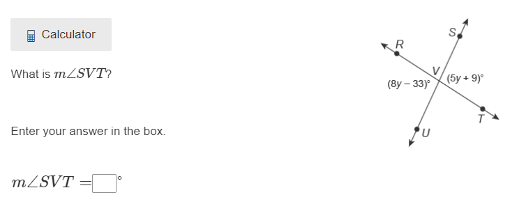 Calculator S R What is m_SVT? V (By - 33) (5y +