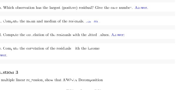 Which observation has the largest (positive)