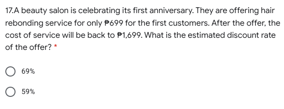 Solve each problem then tick the correct answer