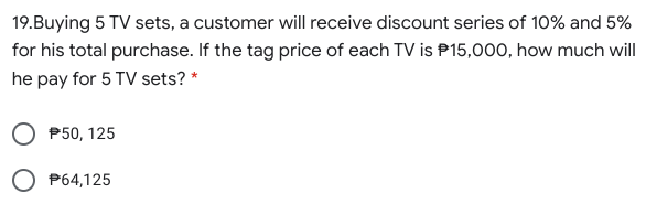 Solve each problem then tick the correct answer