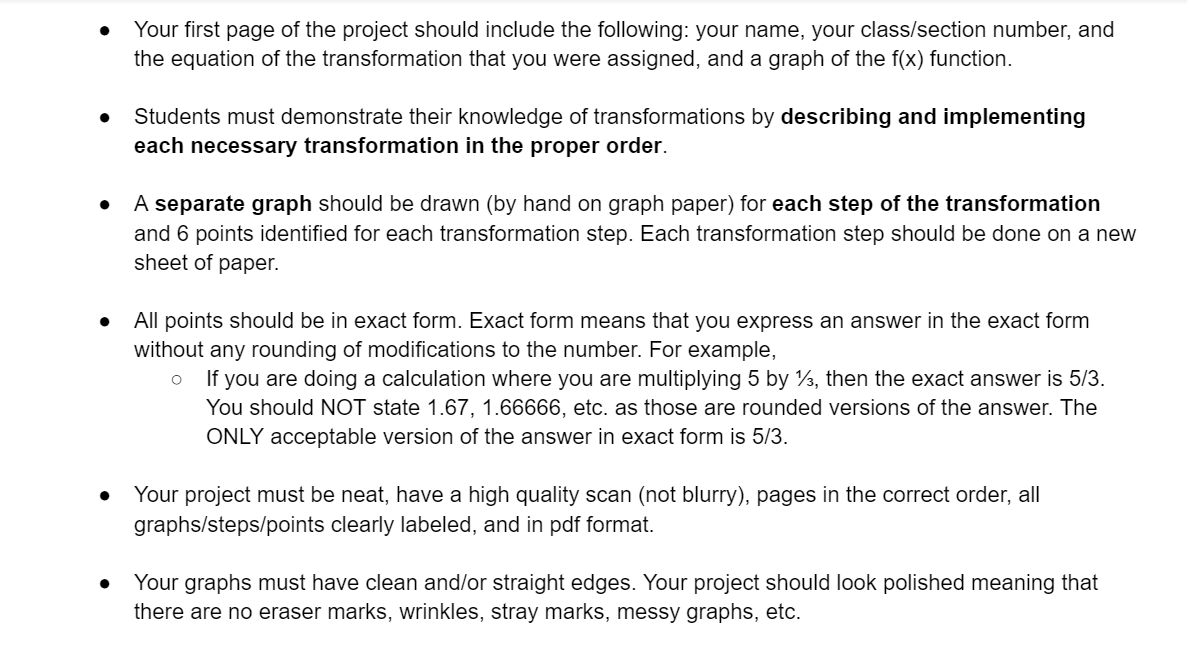 Directions In Each student will be assigned one