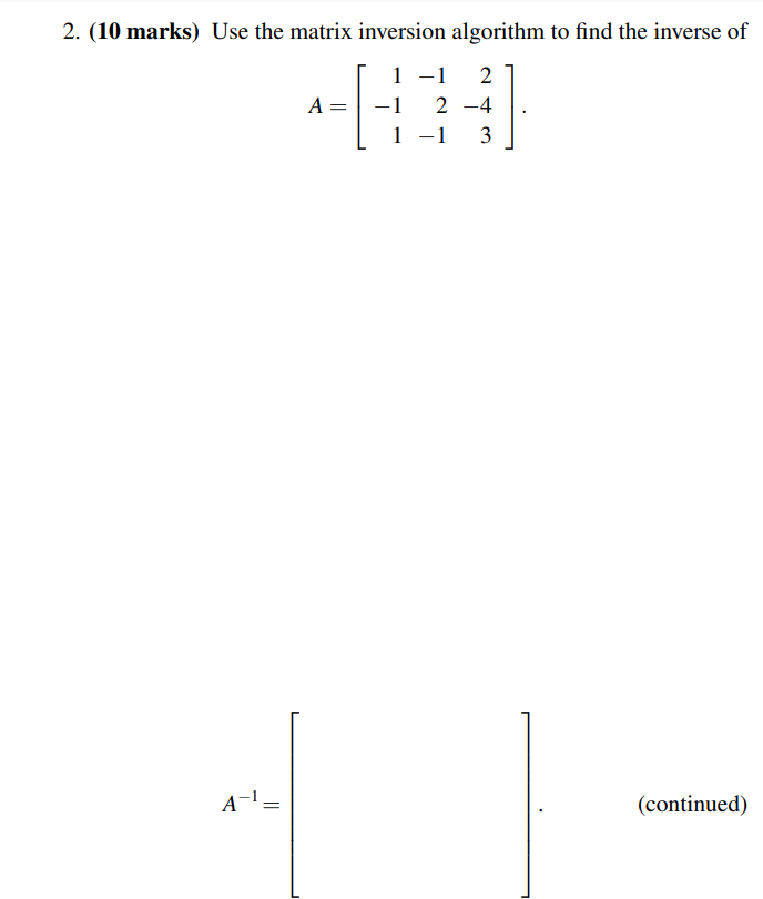 1. Identify the elementary row operation that