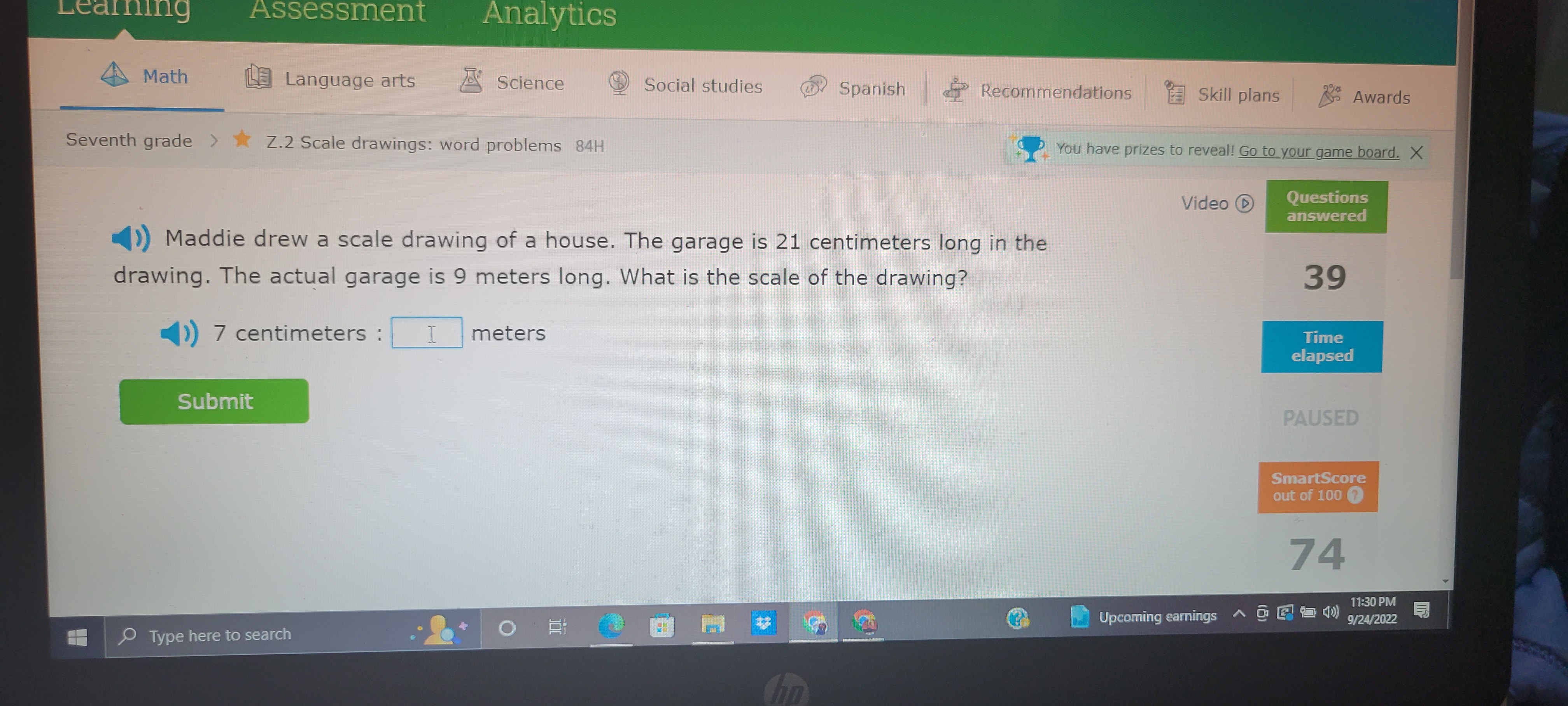 Learning Assessment Analytics Math L Language