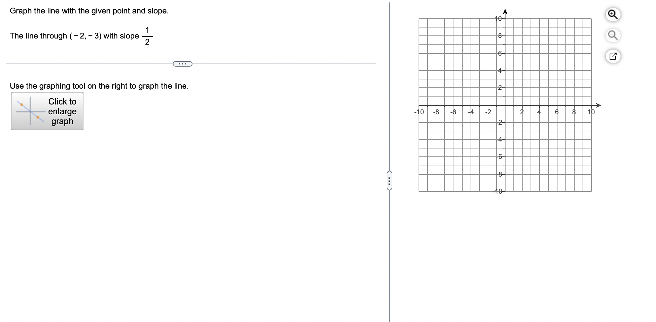 Determine the largest open intervals of the