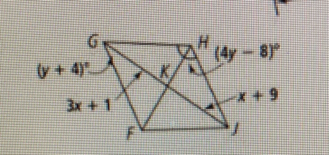 Find the stated lengths and angle measures of