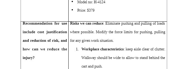 Model no: H-4124 Price: $379 Recommendation for