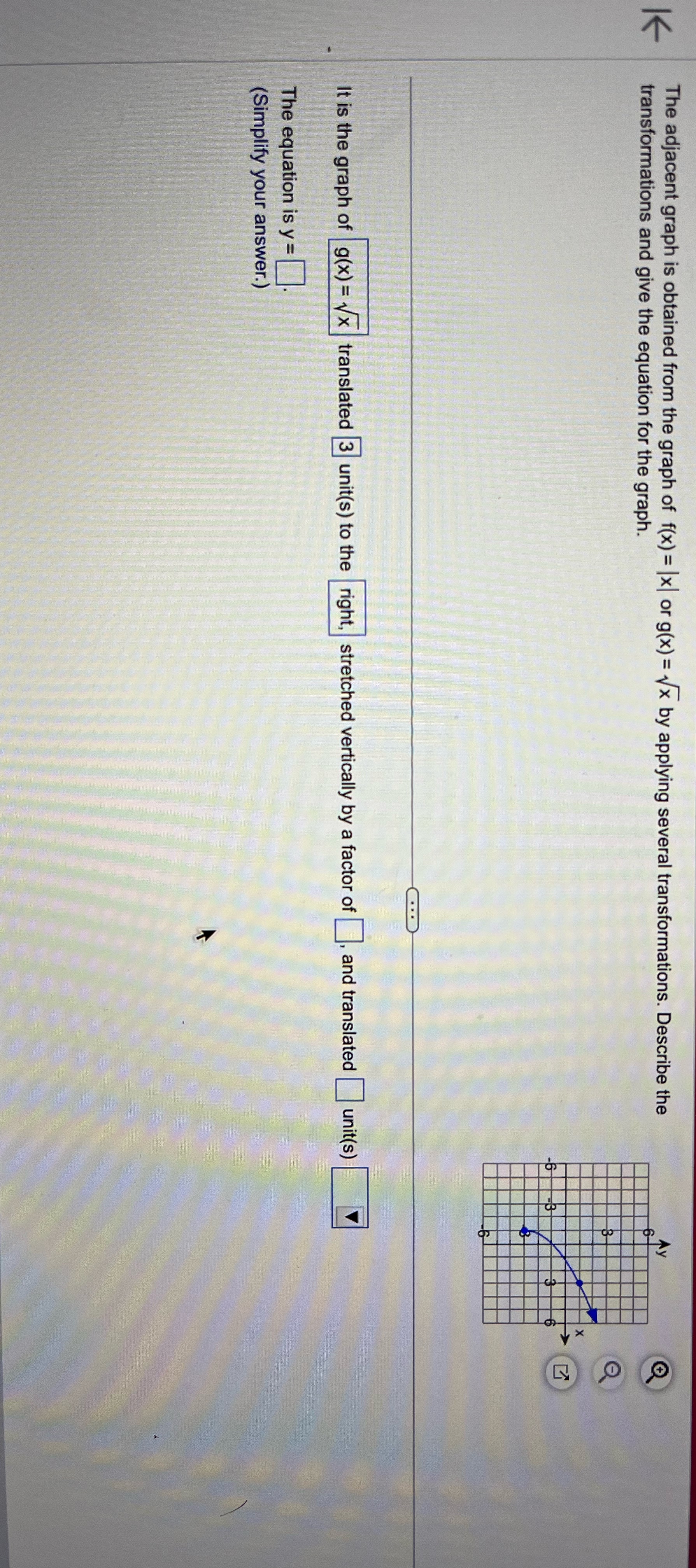 The adjacent graph is obtained from the graph of