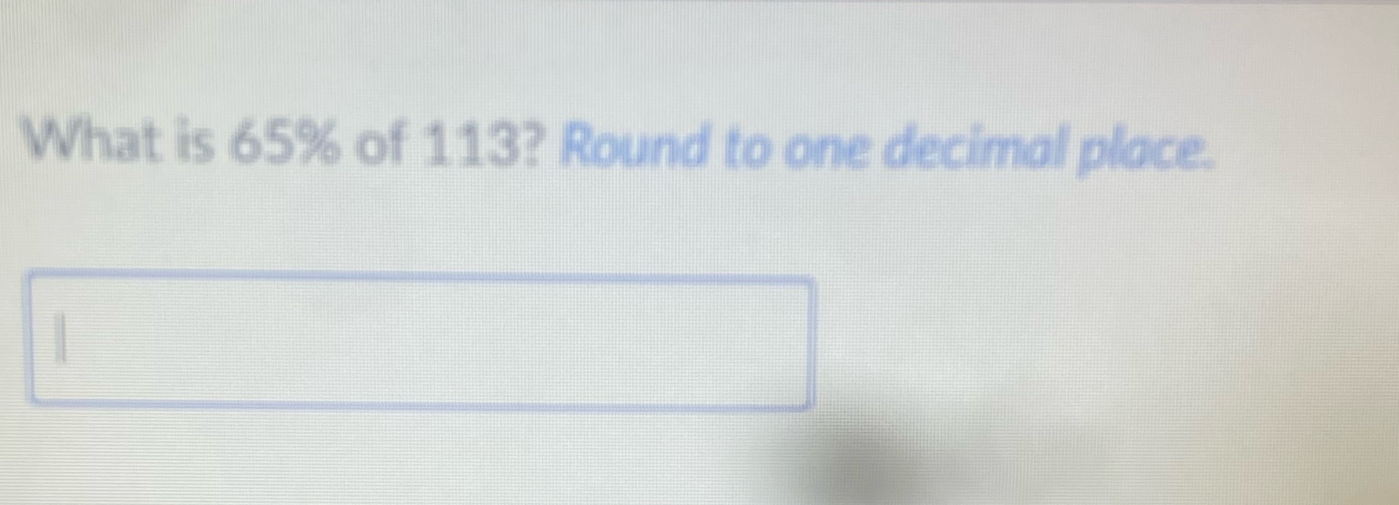 What is 65% of 113? Round to one decimal place,