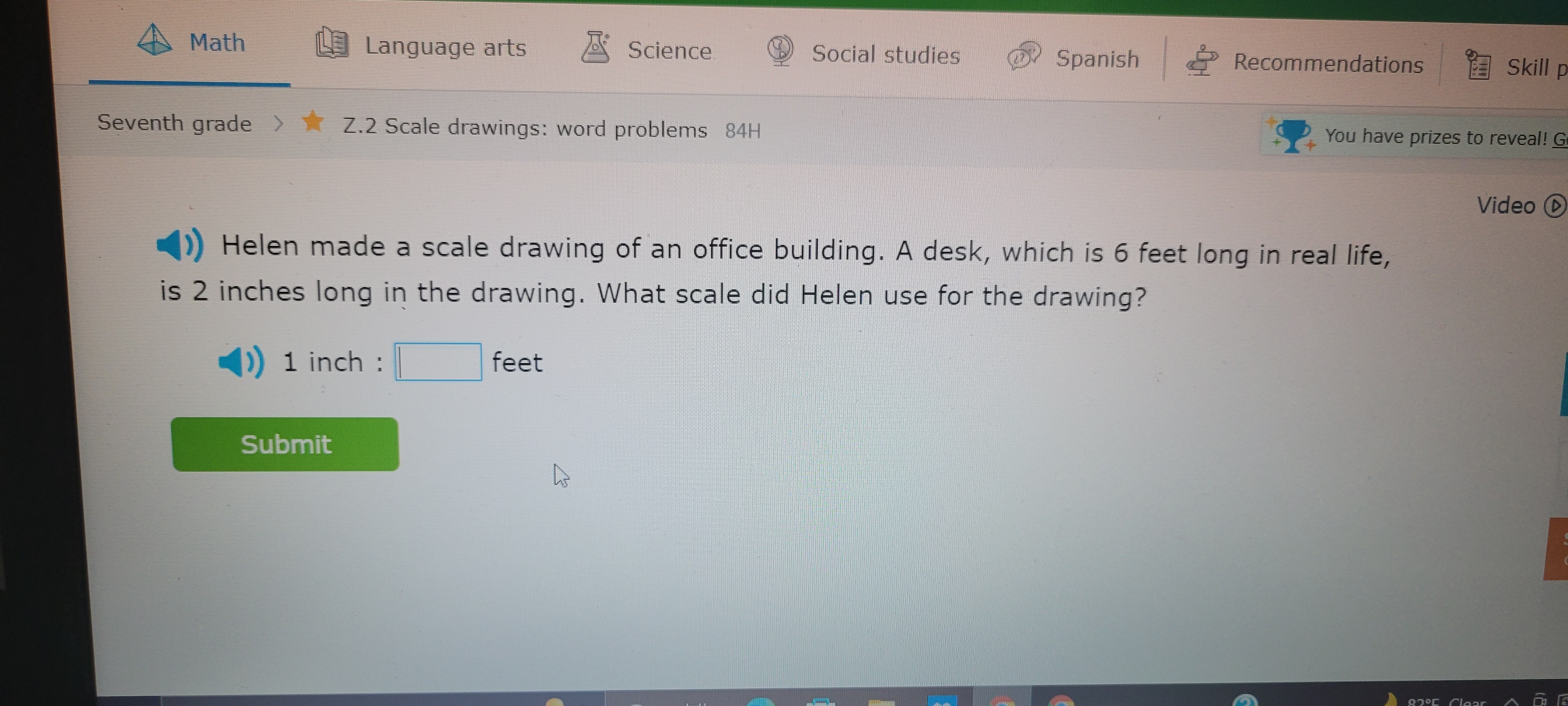 Math Language arts Science Social studies Spanish