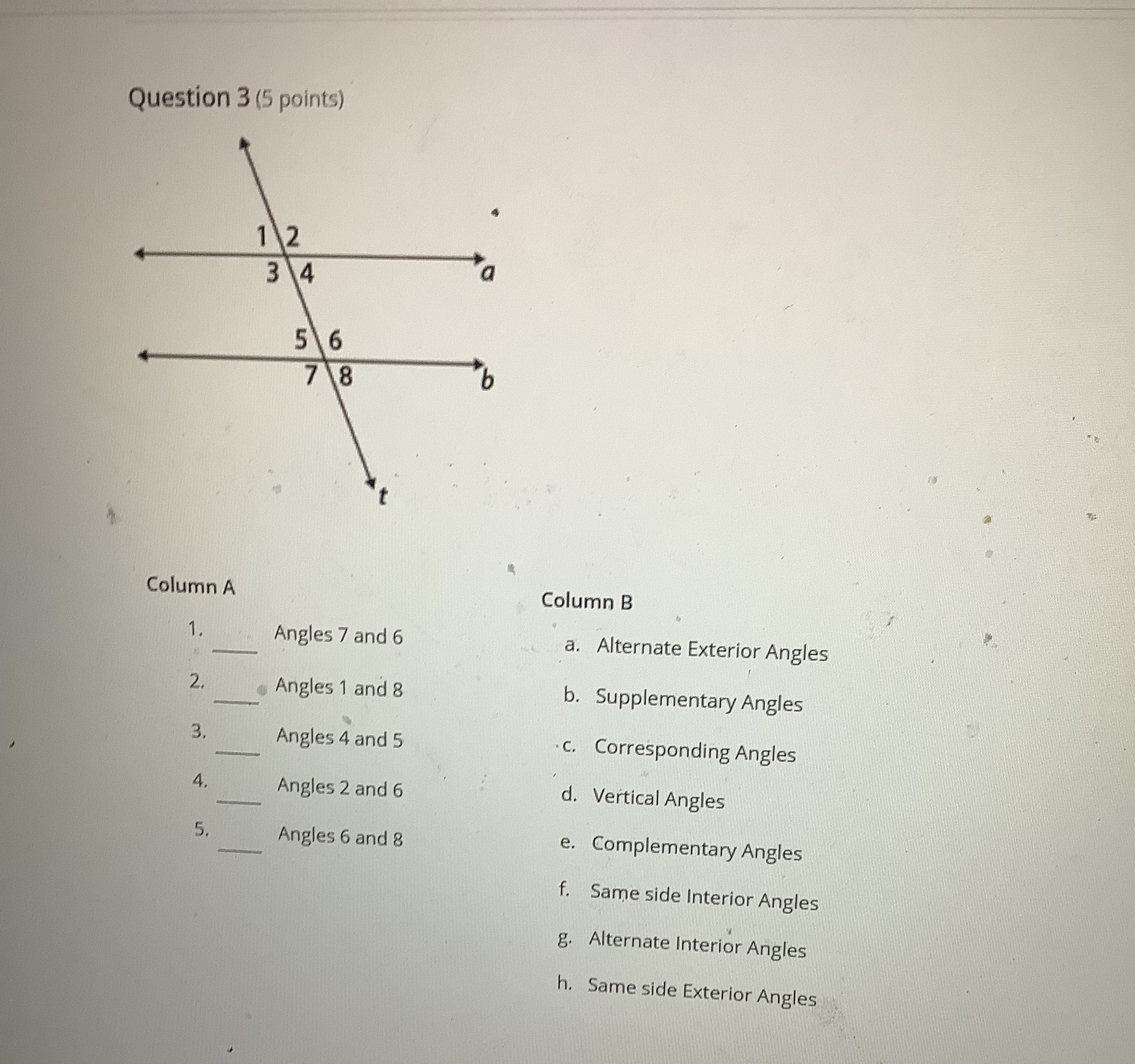Question 2 (3 points) 960 480 The interior angles