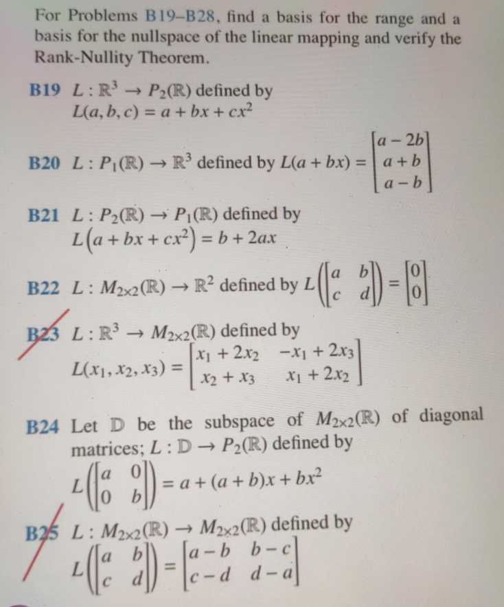 please, solve B23 and B25 For Problems B19-B28,