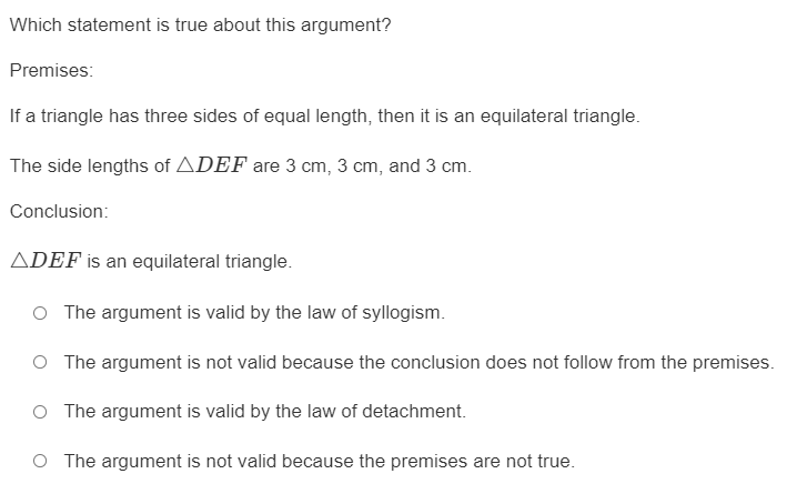 1) Jasmine draws three scalene triangles. In each