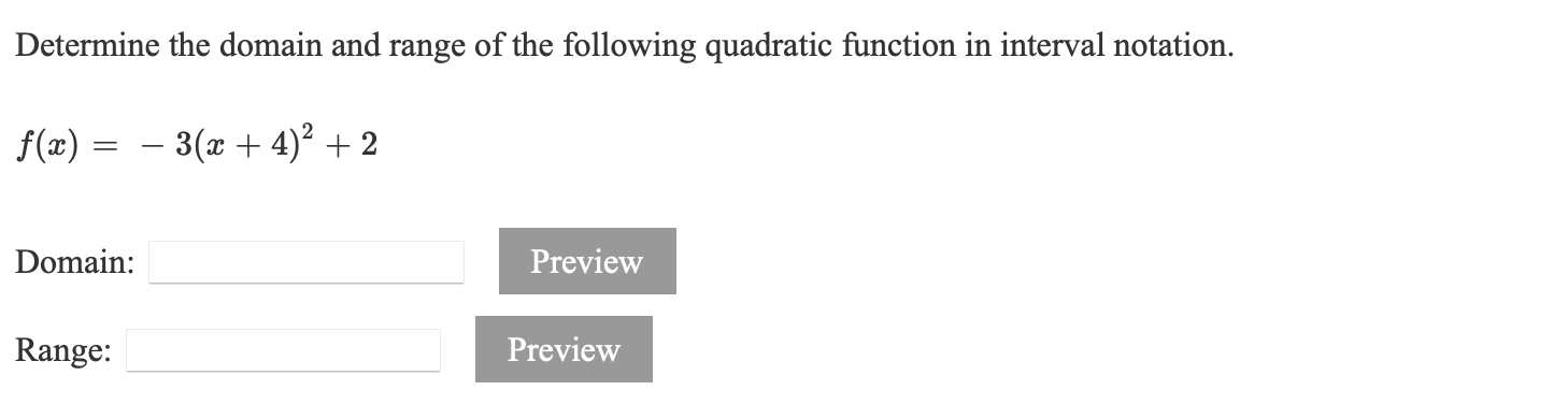 1. Determine whether there is a minimum or a