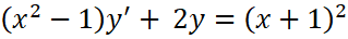 Solve the ordinary differential Equation y'