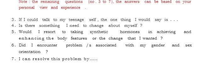 Note : the remaining questions (no . 3 to 7 ),