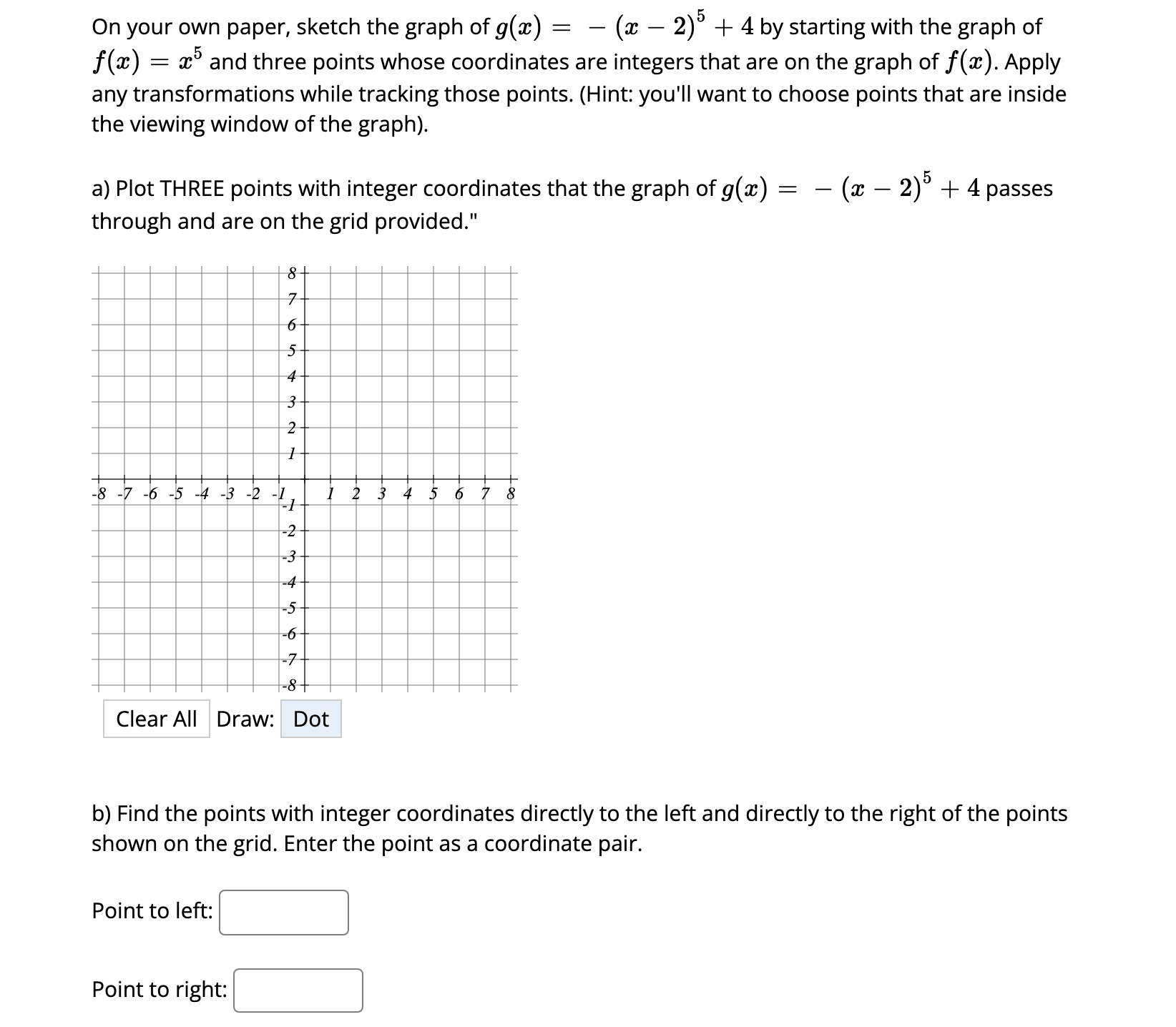 On your own paper, sketch the graph of 9(3) = (a: