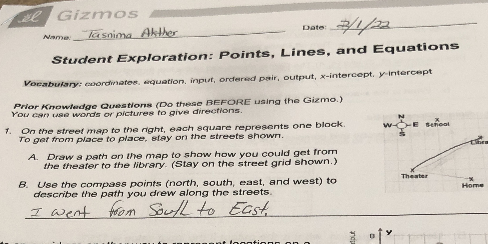 al Gizmos Name: Tasnima Atther Date: 2/1/22