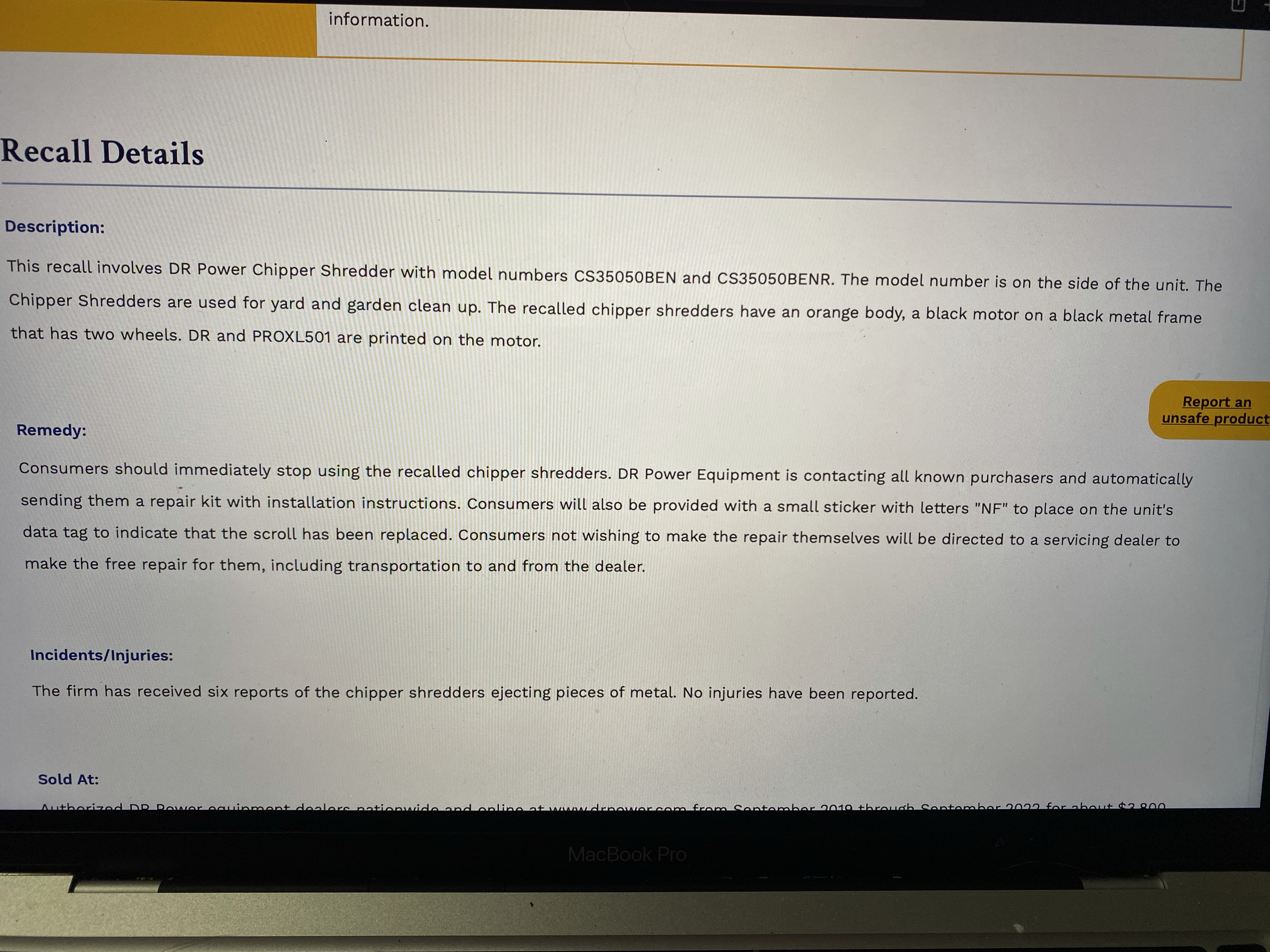 Analysis of whether the manufacturer would be