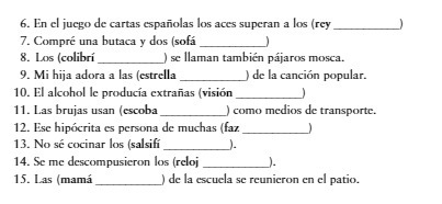 6. En el juego de cartas espanolas los aces