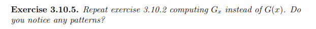 Exercise 3.10.2. Let G be the symmetries of the