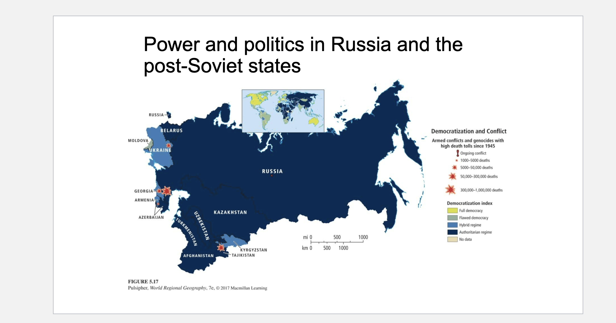 Power and politics The region has a long history