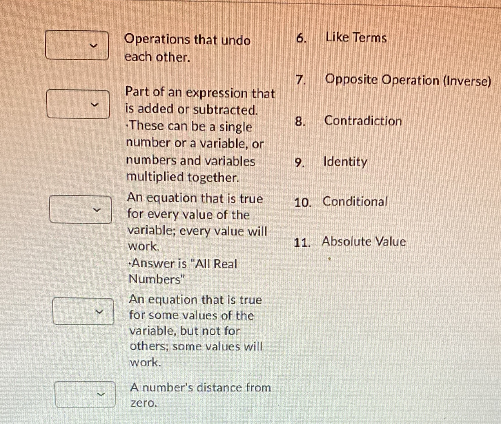 4.09 VOCAB TESTPLEASE ANSWER QUICKother options