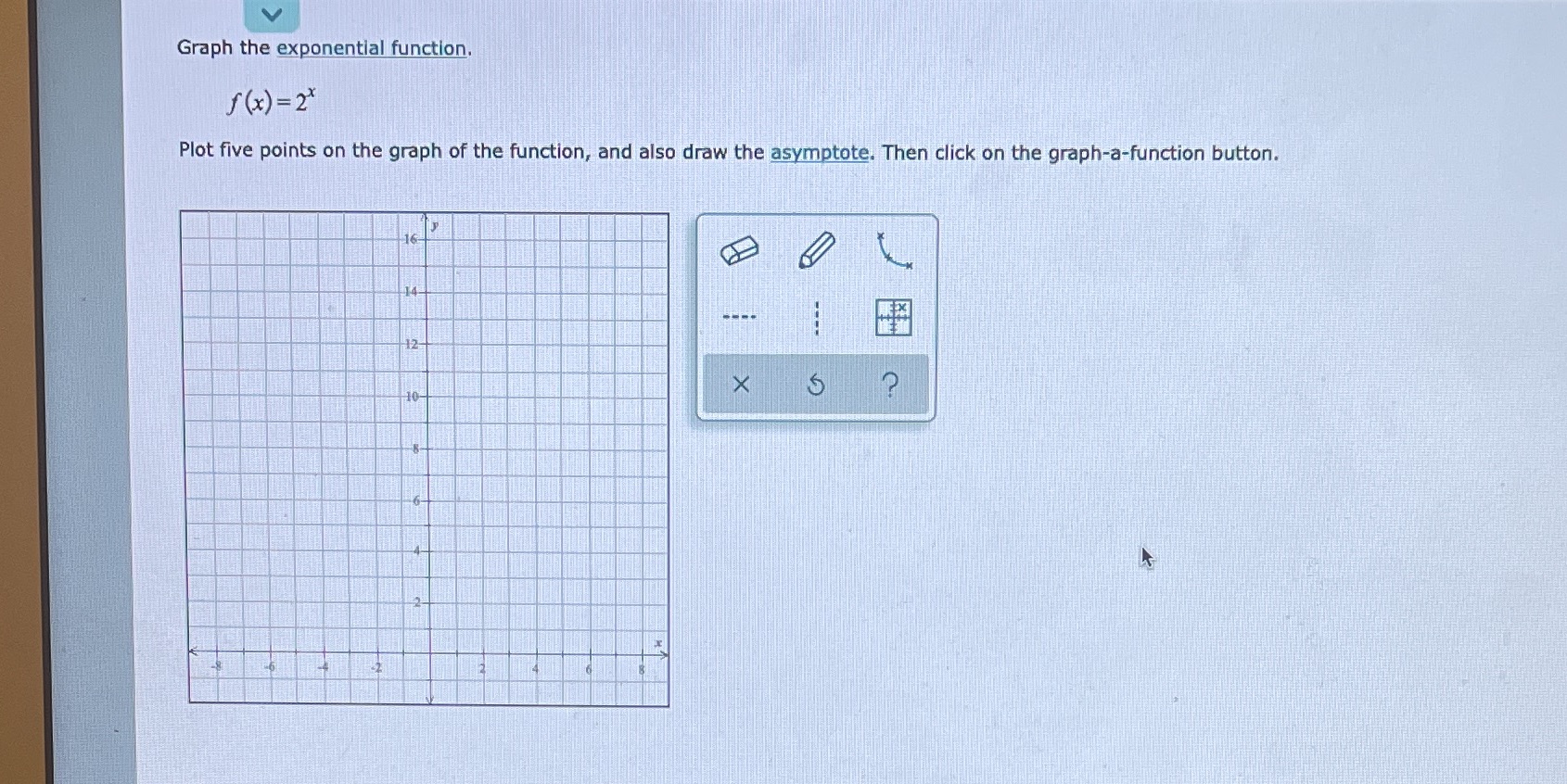 Need to plot 5 points please Graph the