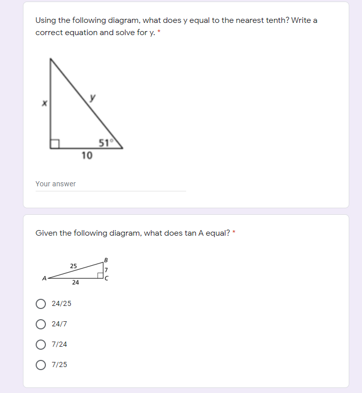 Please answers each question double checking my