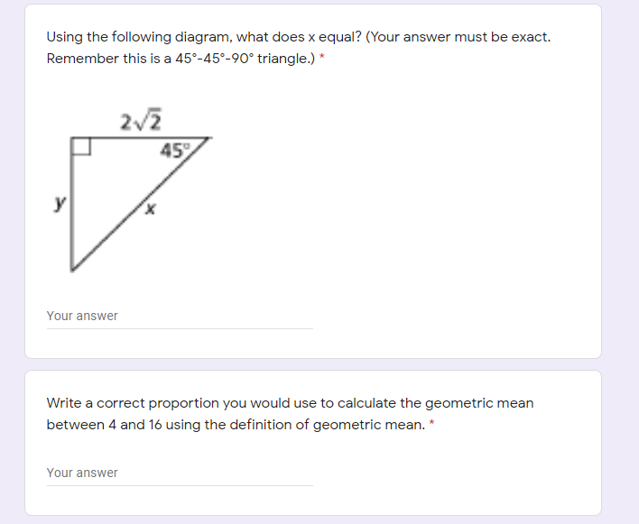 Please answers each question double checking my