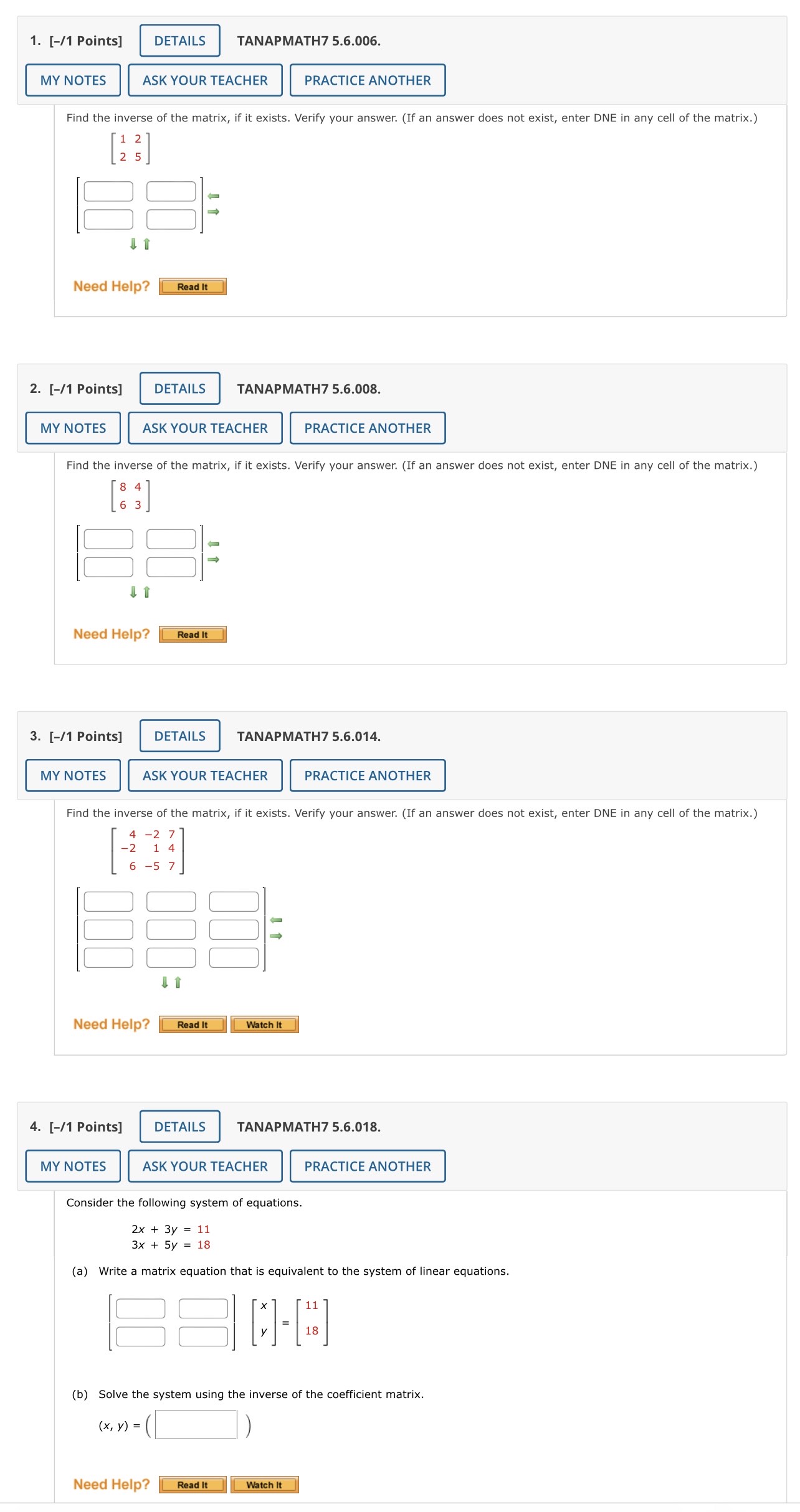 1. [-I1 Points] DETAILS TANAPMATH'I 5.6.006.