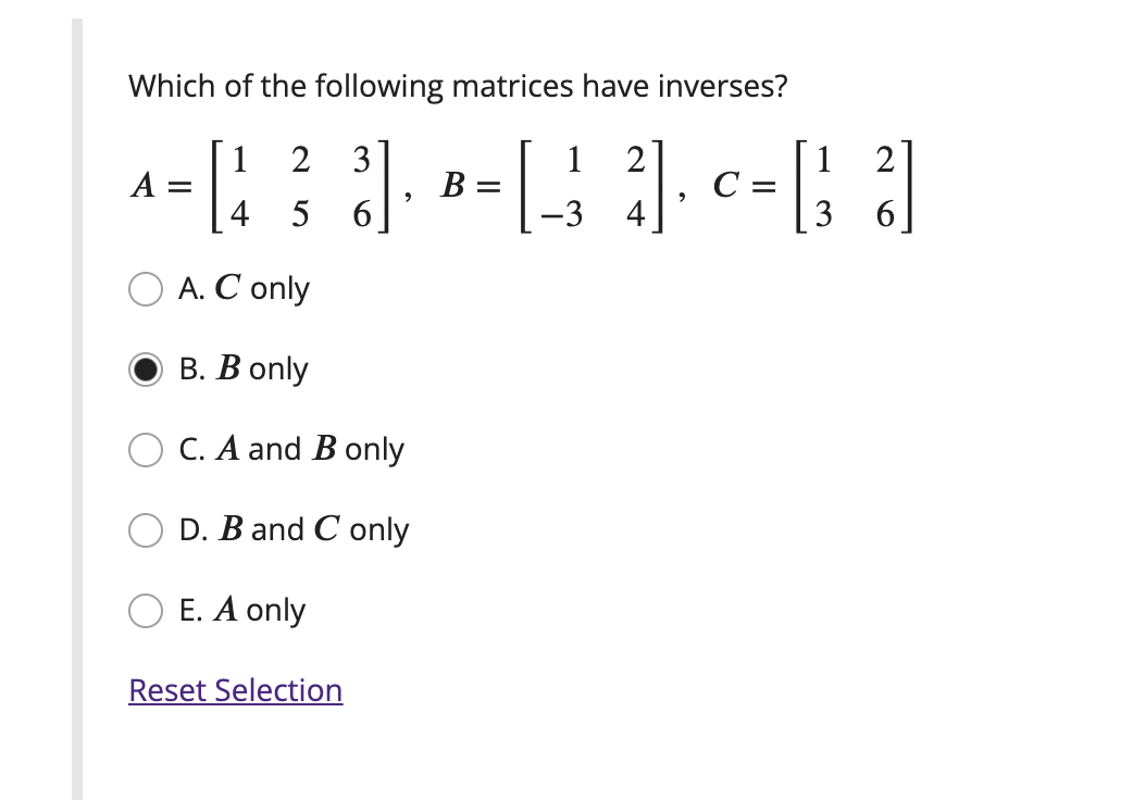If A is a 2 x 2 matrix and B is a 2 X 3 matrix,
