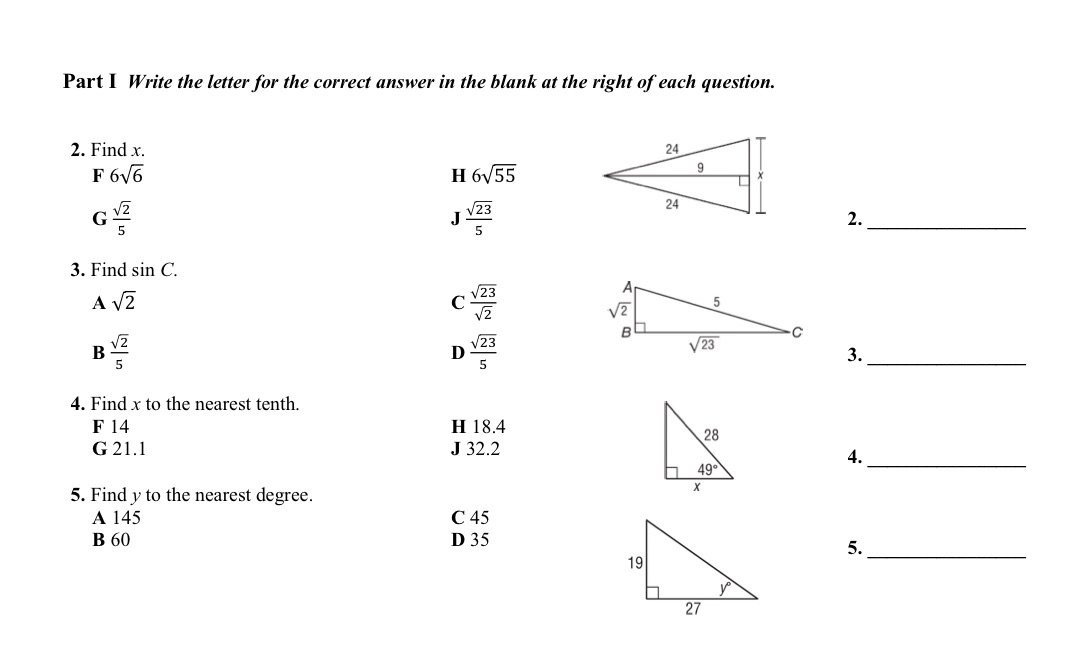 Please show the work I cannot figure them out so