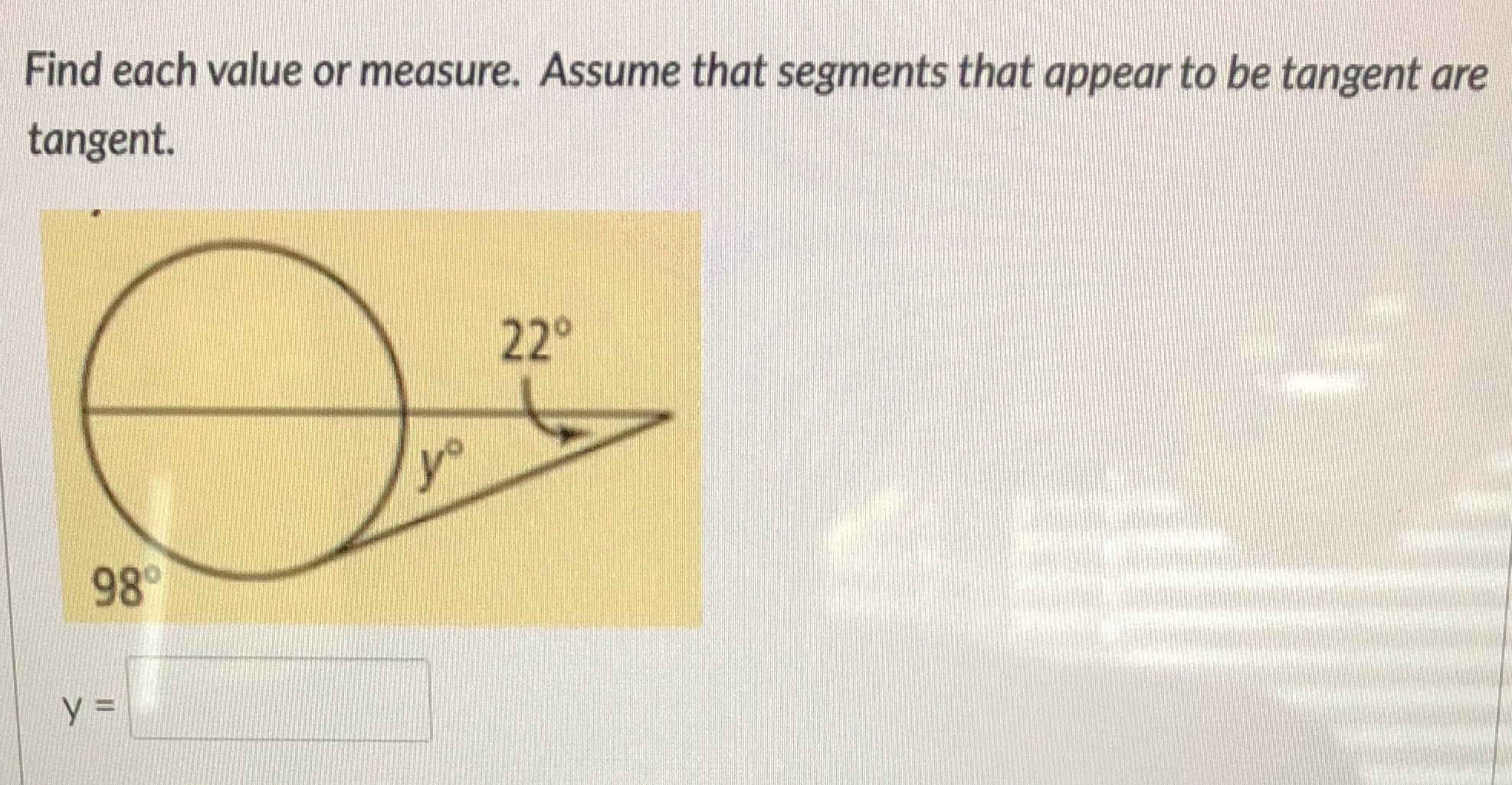 Find each value or measure. Assume that segments