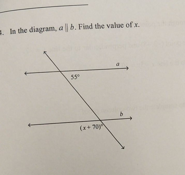 solve for x? \f