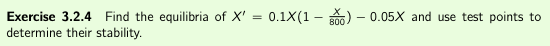 Exercise 2.4.2 Check whether f(X ) = X + 1 is a