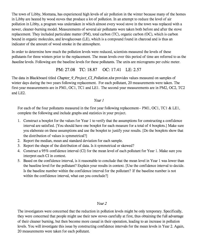 The town of Libby, Montana, has experienced high