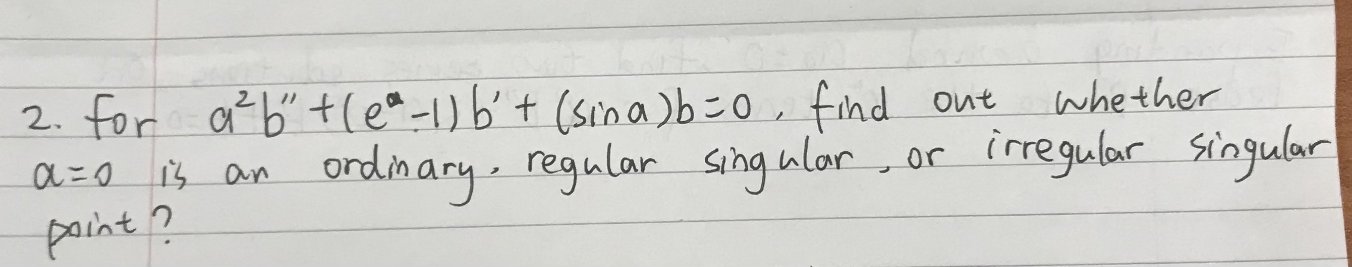 2. for a b" t (e" - 1 ) b