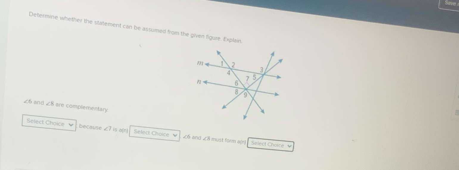 Save Determine whether the statement can be