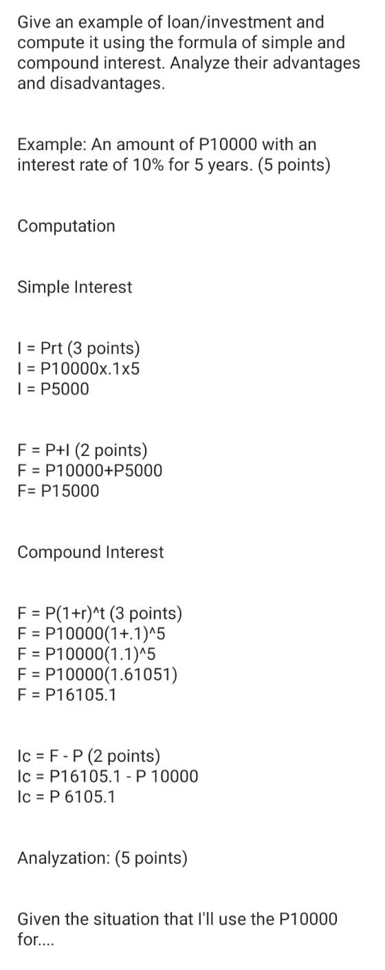 Please answer the given problem. Give an example