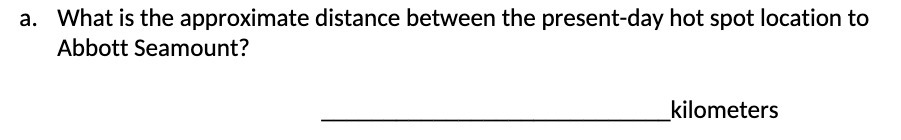 a. What is the approximate distance between the