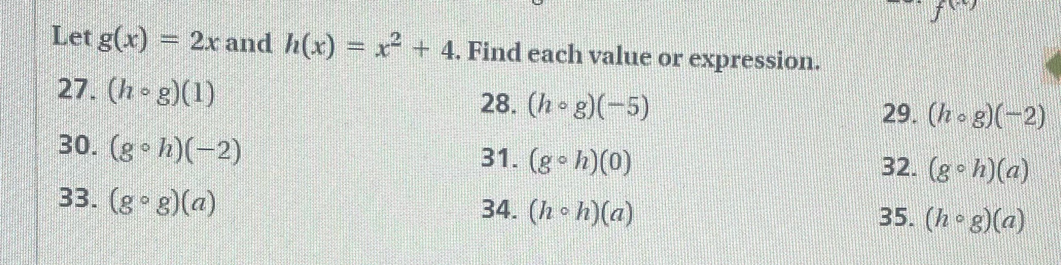 Just 27,28,30,31,32 \f