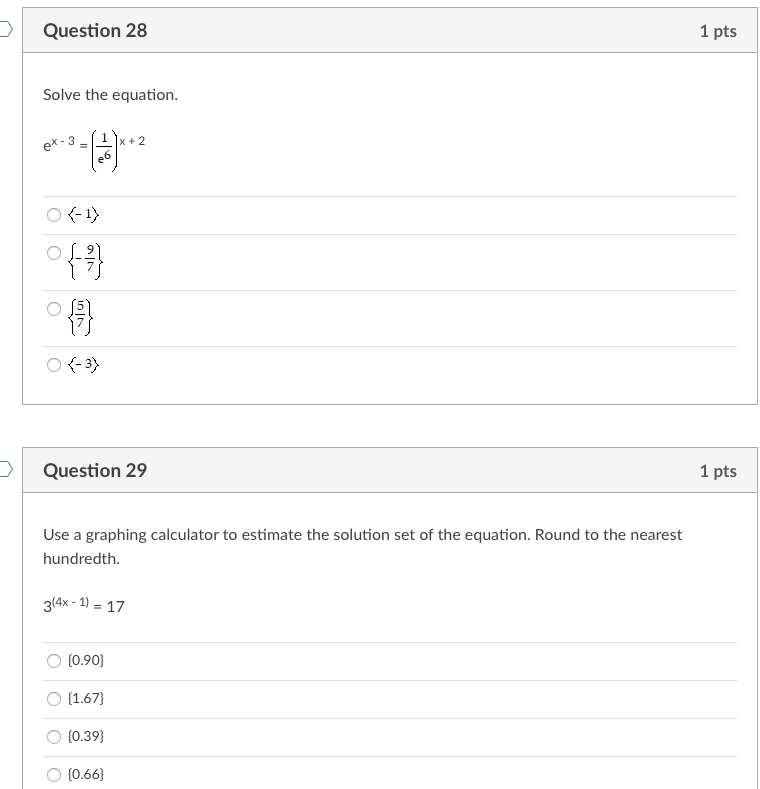 Question 26 1 pts Solve the problem. The current