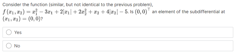 Consider the function (similar, but not identical