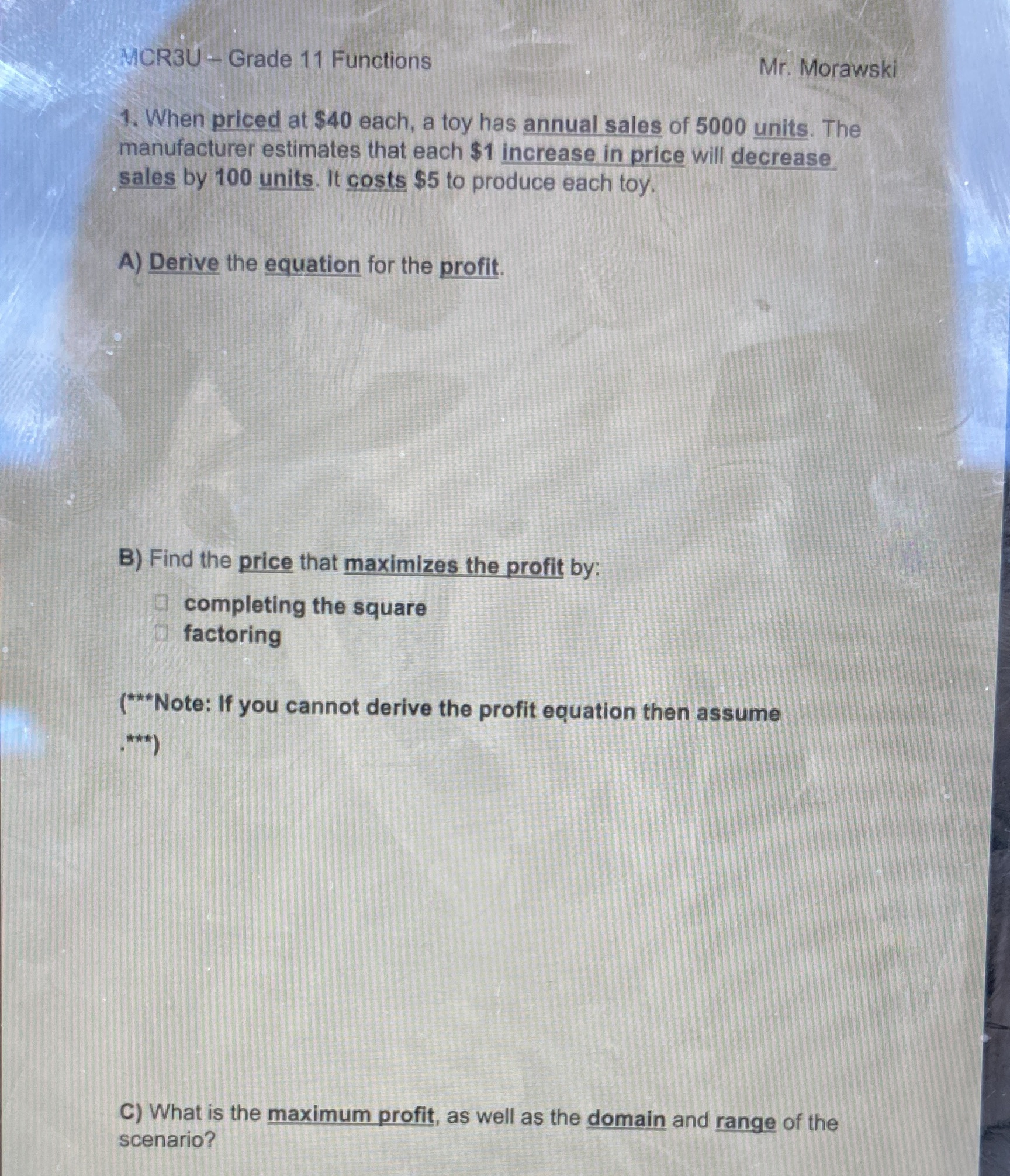 Hey I need help with questions A), B) and C).